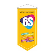 6S Kalite Bayrağı 70x150