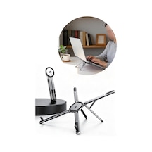 Ortası Mıknatıslı Katlanabilir Alüminyum Laptop Standı Ve Selfie Çubuğu Çok Fonksiyonlu Alüminyum Notebook Yükseltici