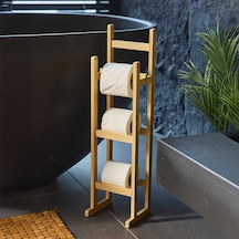 Perotti 16615 Looris Bambu Yedekli Wc Kağıtlık Standlı