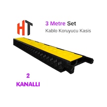Kablo Kanallı Yol Kasisi Seti 2 Kanallı - 3 Metre