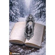 Baykuş Ve Şato Temalı Kitap Ayracı