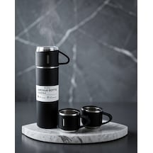 3 Bardaklı Termos Seti 500 Ml Isı Koruyucu Ucztermossetiannelergünü Çok Renkli
