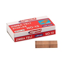 Bigpoint Zımba Teli No:10 Sarı X 20 Kutu