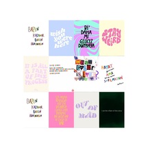 A5 Minimalist Mottolu Poster Seti Modern Tipografi Ve İllüstrasyon Dekoratif Duvar Tablosu Afiş Seti