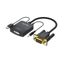 Vga To Hdmı Full Hd 1080p 60hz Aux Ses Destekli Usb Beslemeli Çevirici Dönüştürücü Adaptör