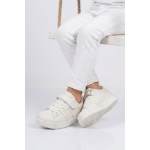 Cool Beyaz Cırtlı Hafif Erkek Çocuk Sneaker Cooper F