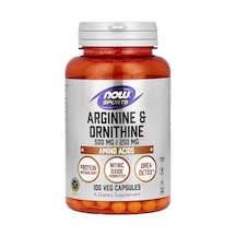 Now Foods Arginine Arjinin Ornithine Ornitin Gh Nitrix Oxide 10