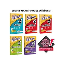 Mavi Boncuk 2. Sınıf Dopdolu Etkinlik Seti Güncel Müfrtedat 5 Kitap