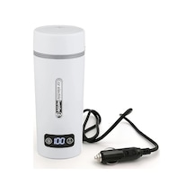 Willowhaven Polvcdg Beyaz 12v 36v Araç Çakmaklığı Prizli Akıllı Isıtmalı Kupa 4 Kademeli Termostat