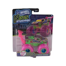 Jmv39 Hot Wheels Monster Trucks Neon Smashers Araç Serisi Çok Renkli