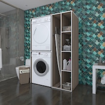 Kenzlife Çamaşır-Kurutma Makinesi Dolabı Alyusha Crd 180*120*60 Banyo Kapaksız Arkalıksız Çok Renkli