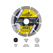 Dawreek Dt010cd 115mm Premium Segmentli Turbo Elmas Testere Granit-mermer-taş