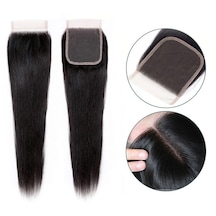 Peruk Tepesi Doğal Renk Closure 16inch - Zmff-463054 Renkli