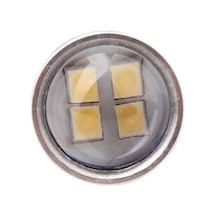 Createtech Soğuk Led Lambası Fren Dc Beyaz Arka Araç Ampulü, 850lm 12-24v 1157/bay15d 100w Kl