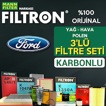 Ford Focus 1.5 Tdci Mann Filtron Filtre Bakım Seti 2015-2017 (495584913)