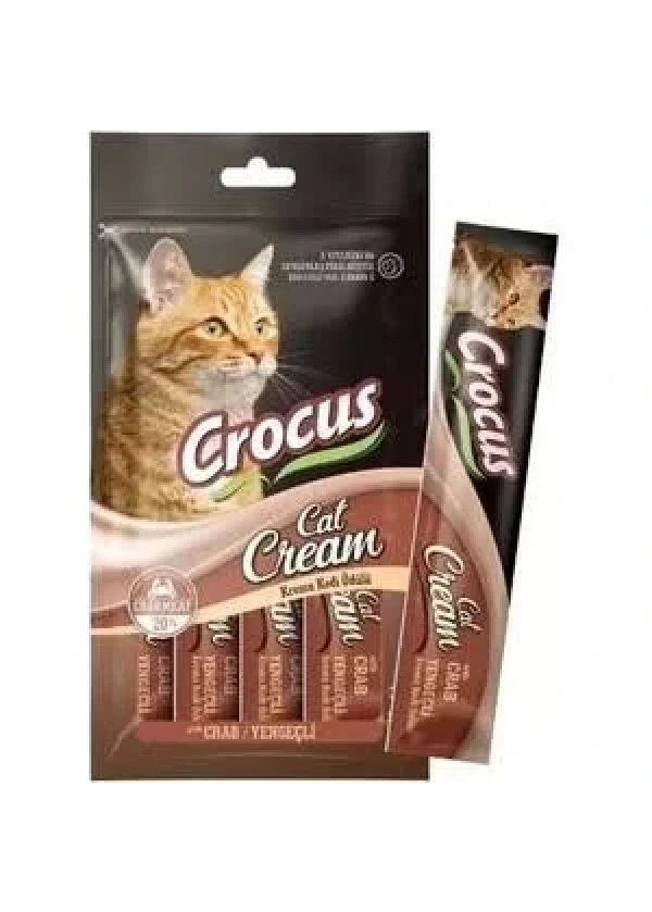 Crocus Yengeçli Krema Kedi Ödülü 4 x 15 G