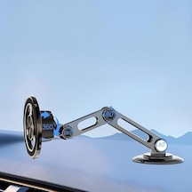 Magnetic Ve Mıknatıslı Alaşımlı İçeriğindeki Metal Aparatlarla Tüm Cep Telefonlarına Uyumlu Magsafe İle Uyumlu Araç İçi, Masa Üstü Ve Her Zemine Uygun Metal Telefon Tutucu G198