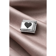 Çelik Charm Parlak Çelik Bileklik Aksesuarı Sevgi Temalı Modüler Charm - Özel Seri Youtk0000031 Gümüş Çelik Charm Parlak Çelik Bileklik Aksesuarı Sevgi Temalı Modüler Charm - Özel Seri Youtk0000031 Gümüş