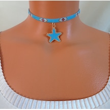 Miyuki Yıldız Choker Kolye Çok Renkli