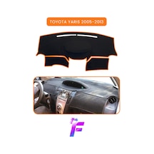 Toyota Yaris 2005-2013 Torpido Örtüsü Güneşten, Isıdan, Çatlamadan Korur Oto Aksesuar B64 Kahverengi