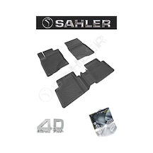 Sahler Honda Civic 2016-2020 İle Uyumlu 4.5d Oto Paspas Açık Bej