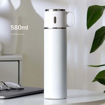 316 Paslanmaz Çelik Termos Bardak 580 Ml Bardaklı 20 Saat Sıcak Soğuk Thermos Mug Kupa Coffee