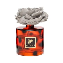 500 Ml Kahverengi Leopar Desenli Cam Şişe Seramik Taşlı Dark Amber Oda Kokusu Abundance Prosperity