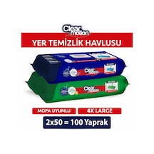 Clearmotion Yer Temizlik Havlusu(2x50) 100 Yaprak