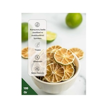 Doğal Lime Kurusu Kurutulmuş Limon Dilimleri Katkısız, Aromatik 100gr Diğer