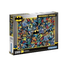 Batman 1000 Parça İmpossible Puzzle 39575 (Clementoni)