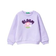 United Colors Of Benetton Kız Çocuk Sweatshirt LİLA