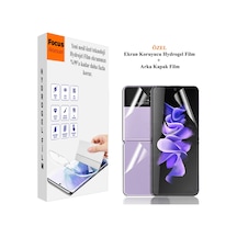 Samsung W23 Uyumlu Kırılmaz Cam Özel Kesim 3 In 1 Hydrogel Film X2