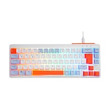 Acer Emachines, Eak810, Beyaz, Usb Kablolu, Rainbow Backlight, Membran Renkli Tuşlar, Türkçe Q, 68 T