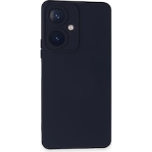 Uryport Vivo Y27 Kılıf Nano İçi Kadife Silikon - Lacivert