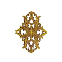 Kahve Eskitme Saray Tavan Motif 28,5 37,5 Cm