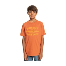 Quiksilver Qs Surf Lockup Ss Yth Erkek Çocuk Tişört Turuncu