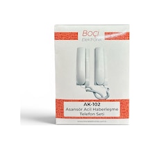 Boçi Ak 102 Asansör Ikili Telefon Seti N11.1289