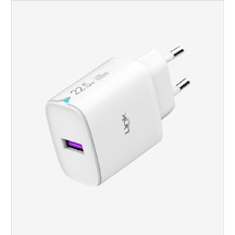 Linktech C306 Safe Type-c Kablolu 22.5w Hızlı Şarj Adaptörü Beyaz