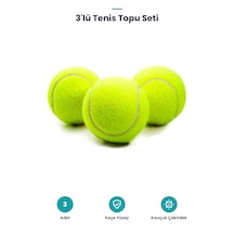 Tenis Topu Seti - 3'lü Paket - Keçe Kaplama