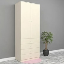Wooden 2 Kapılı Gardrop Suntalam Beyaz