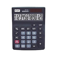 Kraf Hm-125 12 Haneli Masaüstü Hesap Makinesi Çok Renkli