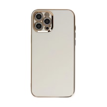 Newface - 884 - İphone 12 Pro Kılıf Volet Silikon - Ece-umay - - Beyaz