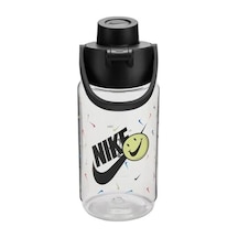 Nike RENEW RECHARGE CHUG BOTTLE 16 OZ GRAPHIC Unisex  Siyah / Şeffaf Matara
