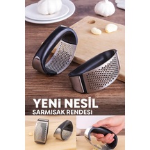 Yeni Nesil Paslanmaz Çelik Sarımsak Ezici Rende Kolay Temizlenen Mutfak Aleti Zencefil Rendesi Ç Diğer