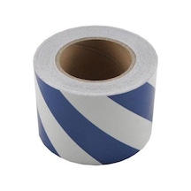 Fosforlu Bant Çapraz 9,2 Cm X 5 Metre Mavi Beyaz