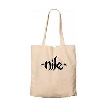 Nile Logo Krem Kanvas Bez Çanta Krem