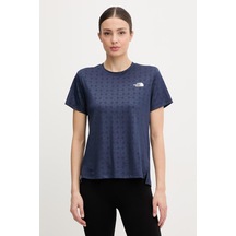 The North Face Embossed Kadın Lacivert Tişört Nf0a8g8c8k21