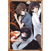 another anime retro ahşap poster 743