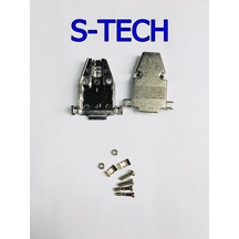 S-Tech 15 Pin D-Sub Metal Kapak 1 Paket 5'Li