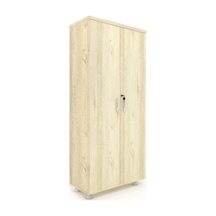 Modüler Dünyası Tam Kapak Kitaplık Dosya Dolabı Meşe - 80X38X188 Meşe
